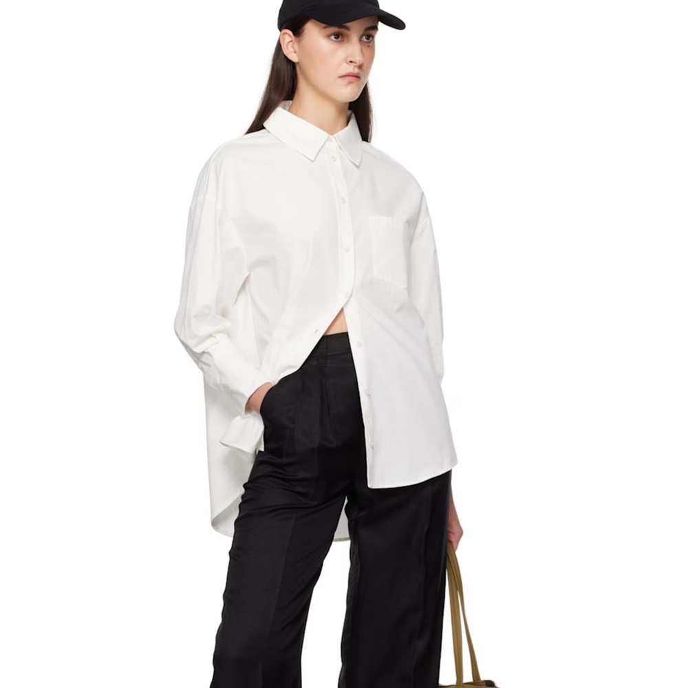 ANINE BING White Mika Shirt